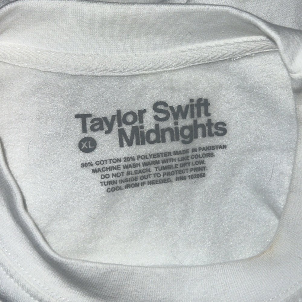 Taylor Swift Midnights Graphic Crewneck Sweatshirt, size XL - Picture 6 of 12